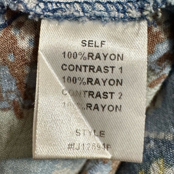 Oddy Mixed Print Longline Open Front Floral Boho Patchwork Kimono Cardigan - Picture 9 of 9